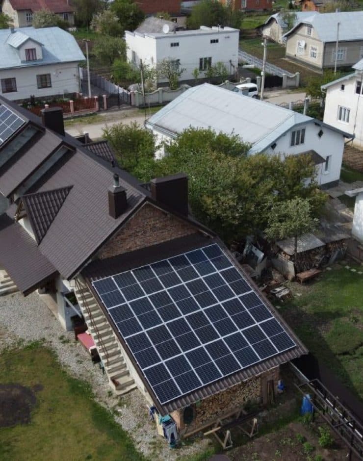 Мережева сонячна електростанція 50 кВт під ключ для будинку, бізнесу