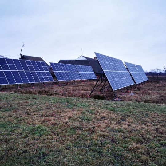 Сонячна електростанція зі змінним кутом с. Ворона